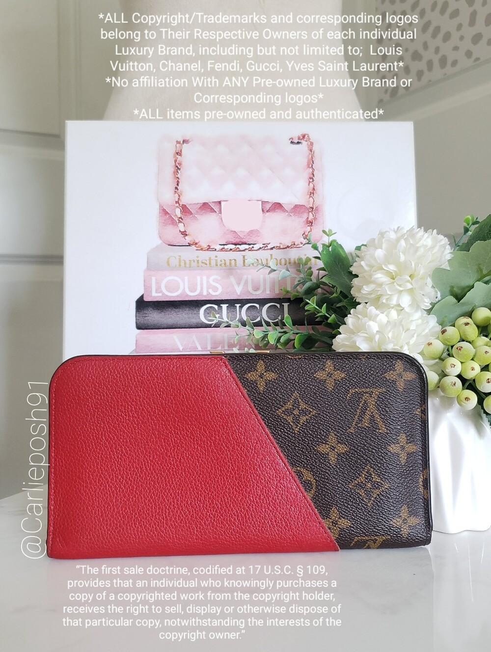 Authentic Pre-owned Louis Vuitton Kimono Long Wallet - Picture 5 of 15